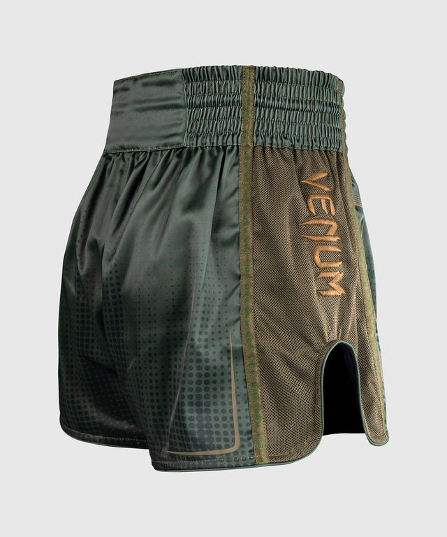 Pantalones de Muay Thai Venum Stealth – Caqui/Verde oscuro