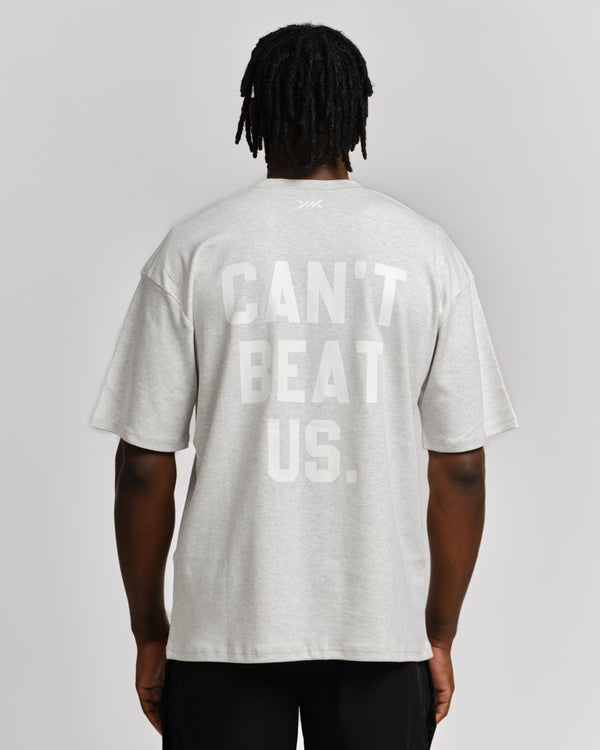 Tricou Caged 'CBU' – Gri deschis