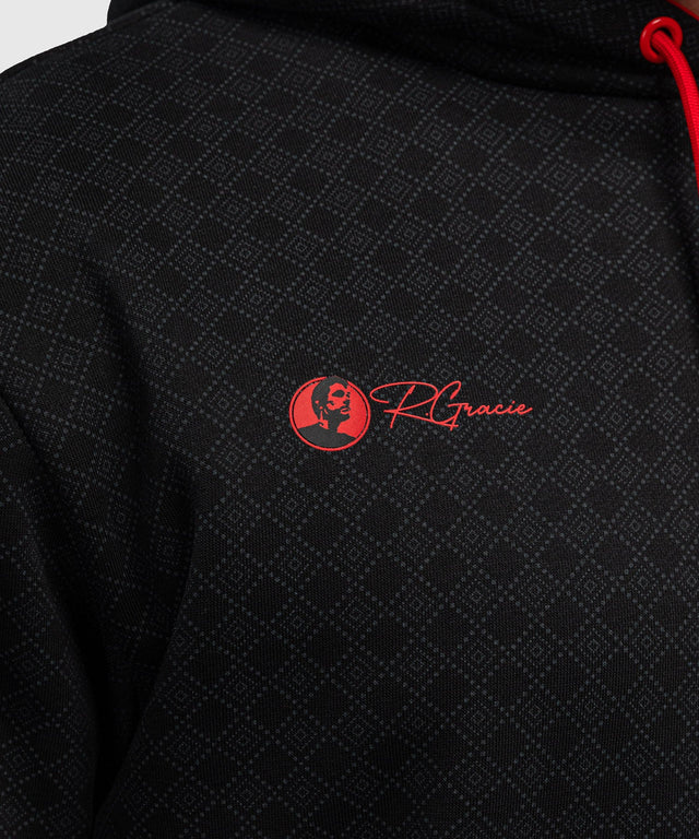 Venum Hoodie x Roger Gracie – Černá/Červená