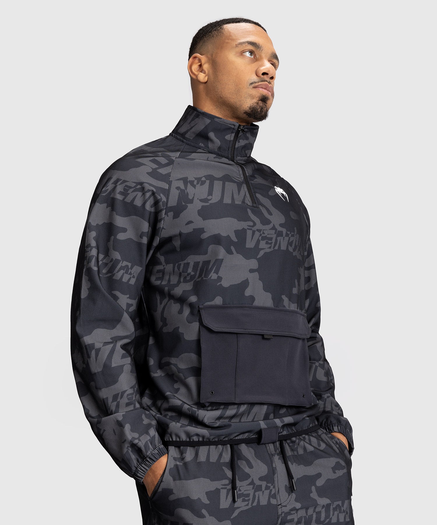 Venum Trainingsjas Trooper - Zwart/Donkergrijs