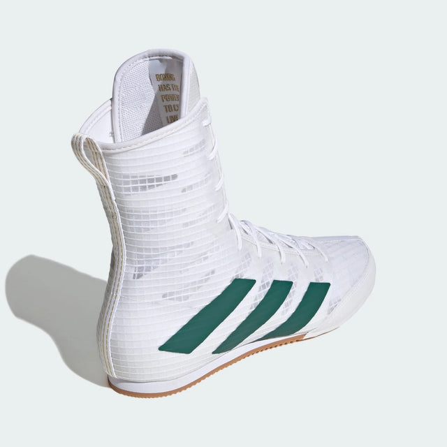 Botas de boxeo Adidas Box Hog 4 – Blanco/Verde