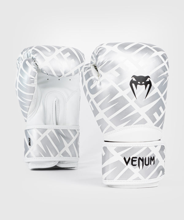Venum Contender 1.5 XT Kids Boxing Gloves – White/Silver