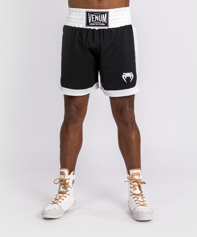 Pantalones de boxeo Venum Classic – Negro/Blanco