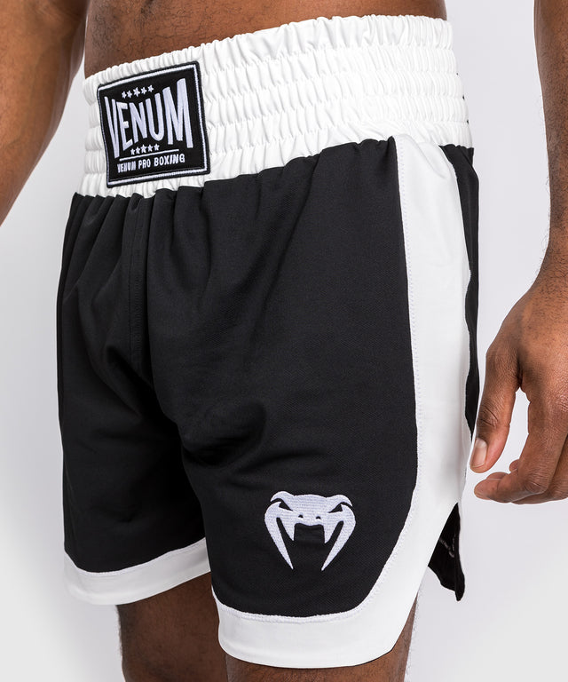 Pantalones de boxeo Venum Classic – Negro/Blanco