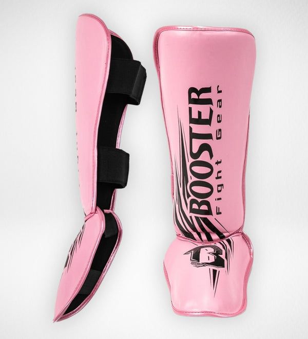 Booster Shin Guards Kids – Pink/Black