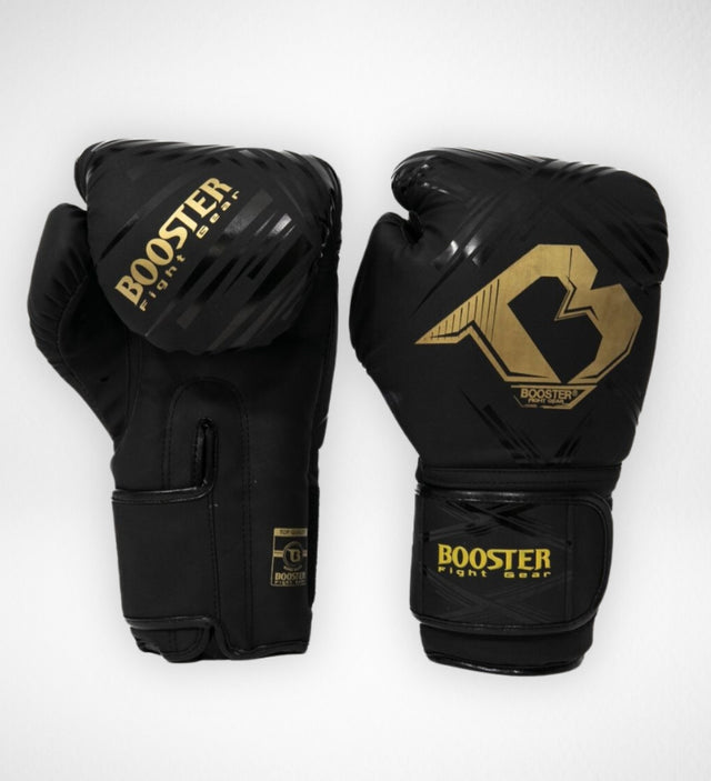 Rękawice bokserskie Booster BFG Alpha – Czarne/Złote