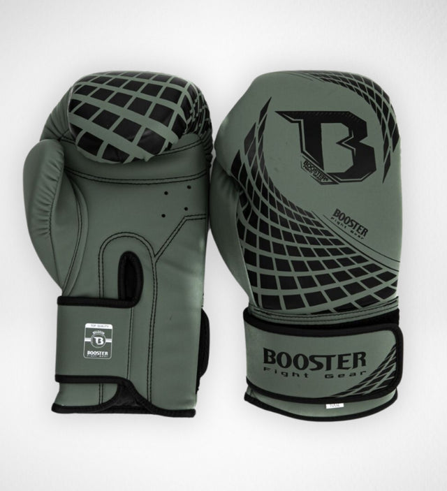 Mănuși de box Booster BFG Cube – Kaki Verde/Negru