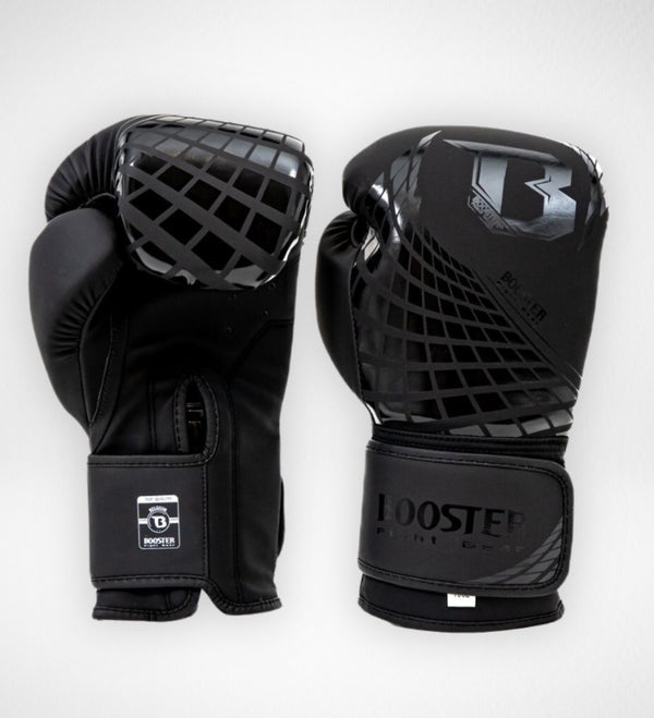 Gants de boxe Booster BFG Cube – Noir/Noir