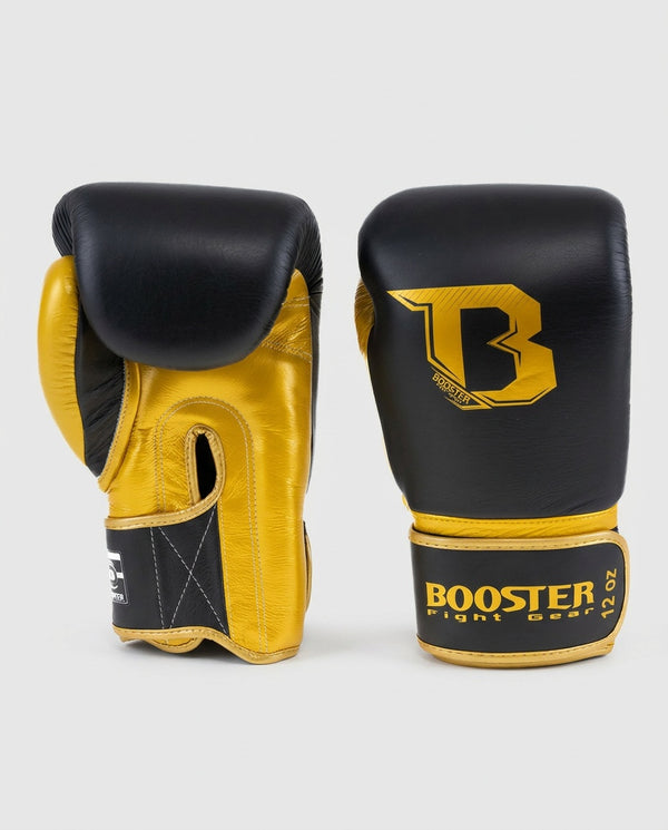 Guantes de boxeo Booster Rapid Strike – Negro/Oro