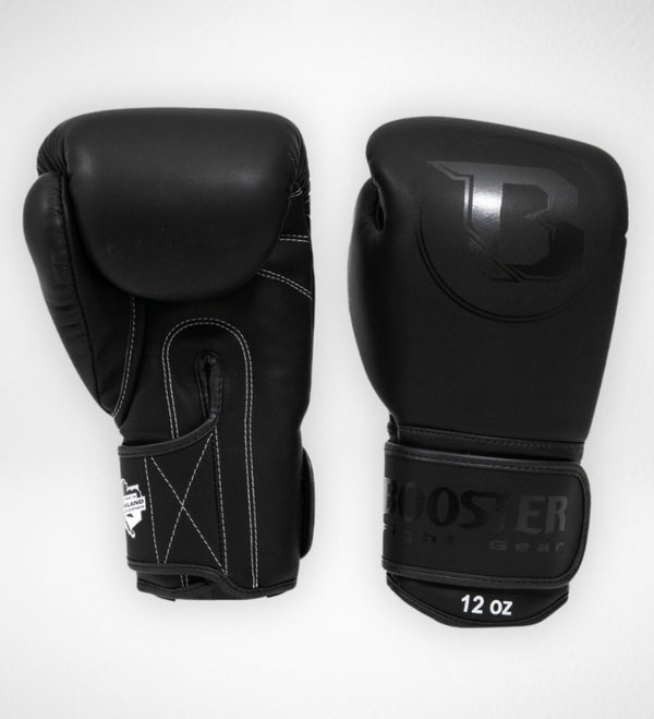 Boxerské rukavice Booster PRO BGL VX1 – Černé/Černé