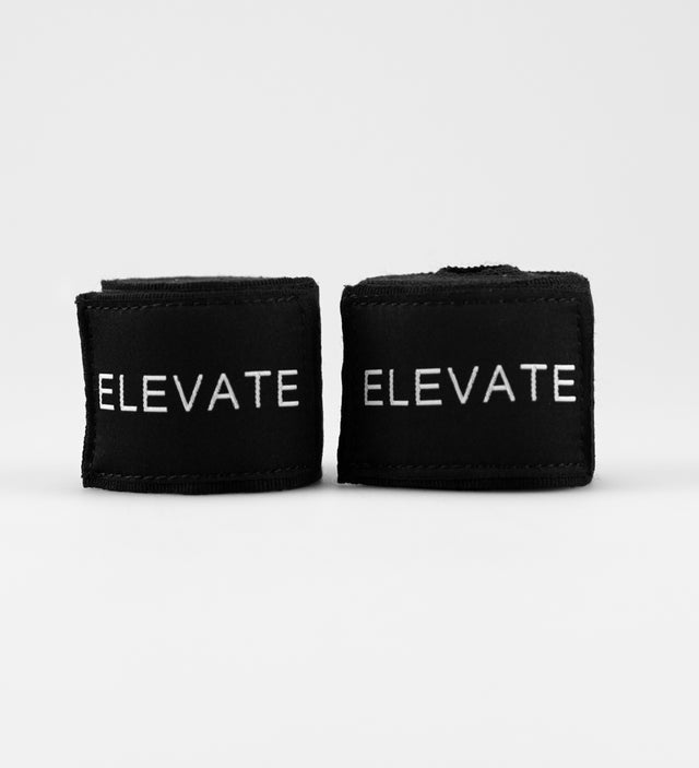 Ligaduras de boxe Elevate Prime – Preto