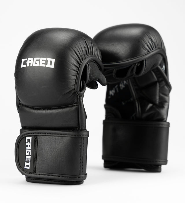 Caged MMA-handsker 'X Series' Sparring – Sort/Hvid