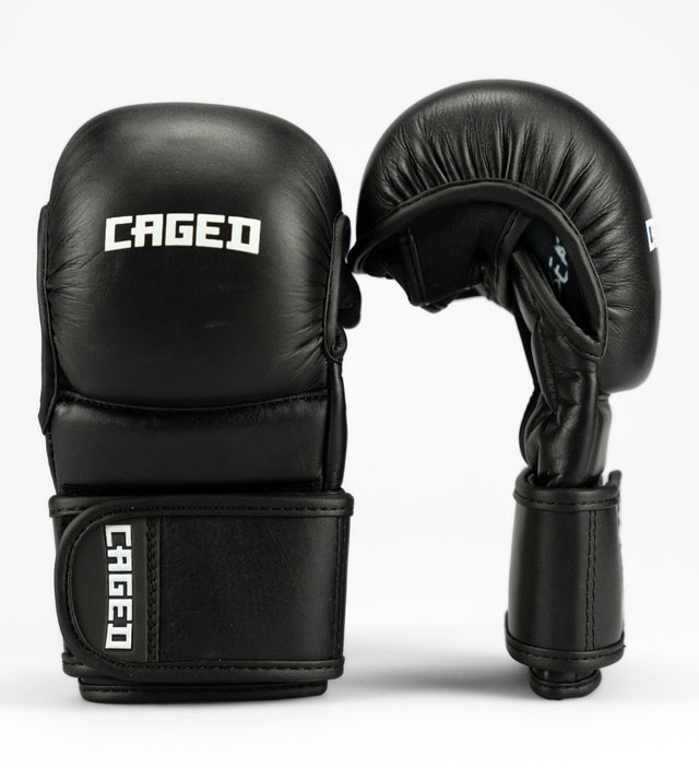Caged MMA-handsker 'X Series' Sparring – Sort/Hvid