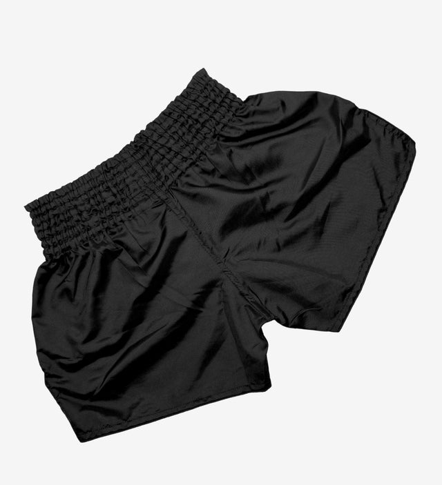 Pantaloncini Muay Thai Caged Classic – Nero/Bianco