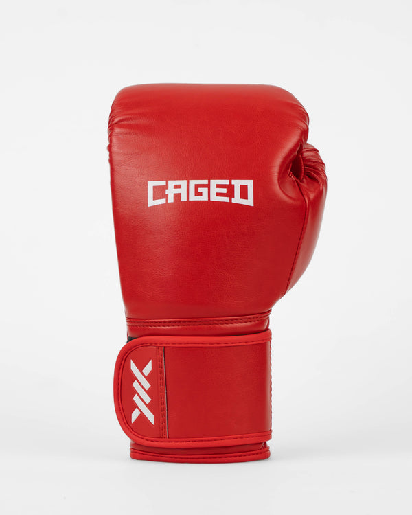 Luvas de boxe Caged Core – Vermelho/Branco