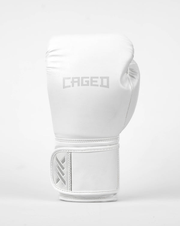 Luvas de boxe Caged Core – Branco/Branco