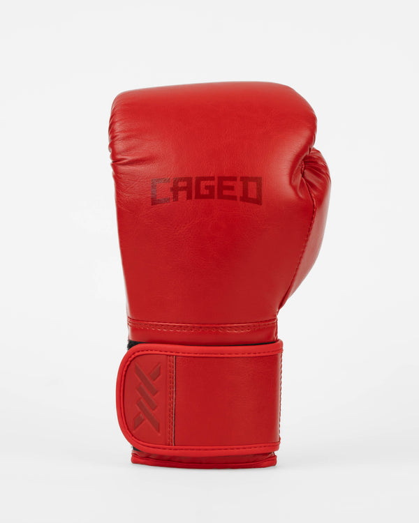 Luvas de boxe Caged Core – Vermelho/Vermelho
