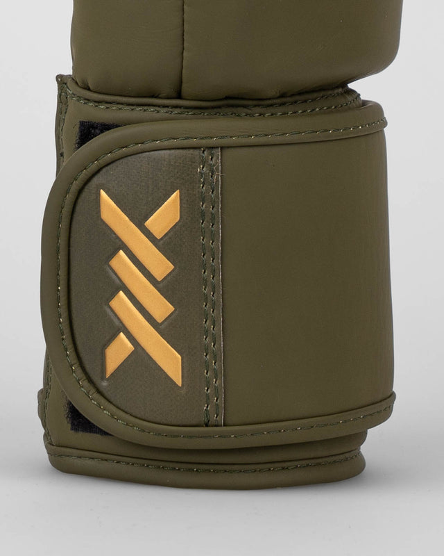 Caged Boxningshandskar Shadow – Khaki Grön/Guld