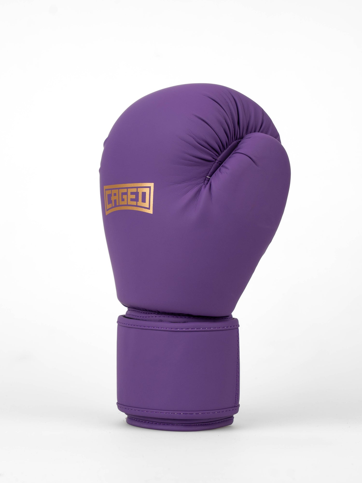 Guantes de boxeo Caged Shadow – Púrpura/Oro