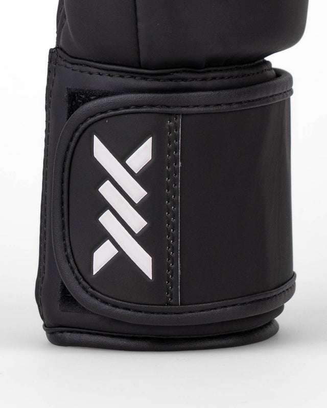 Gants de boxe Caged Shadow – Noir mat/Blanc