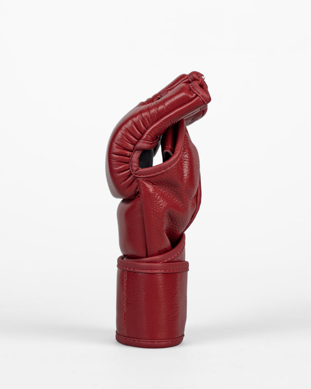 Caged MMA-Handschuhe 'X' Series – Bordeaux Rot