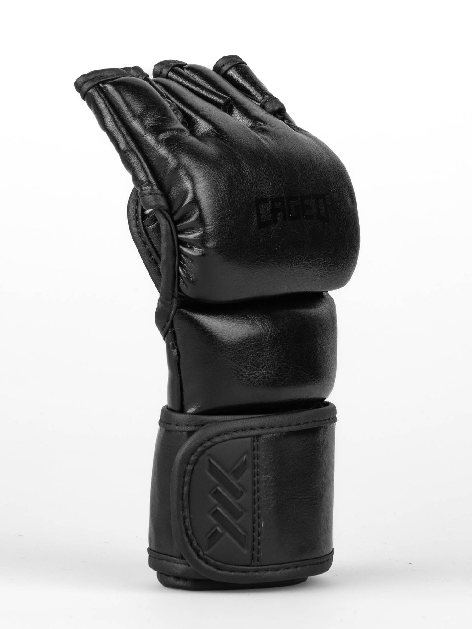 Caged MMA-handsker Shadow - Sort/Sort