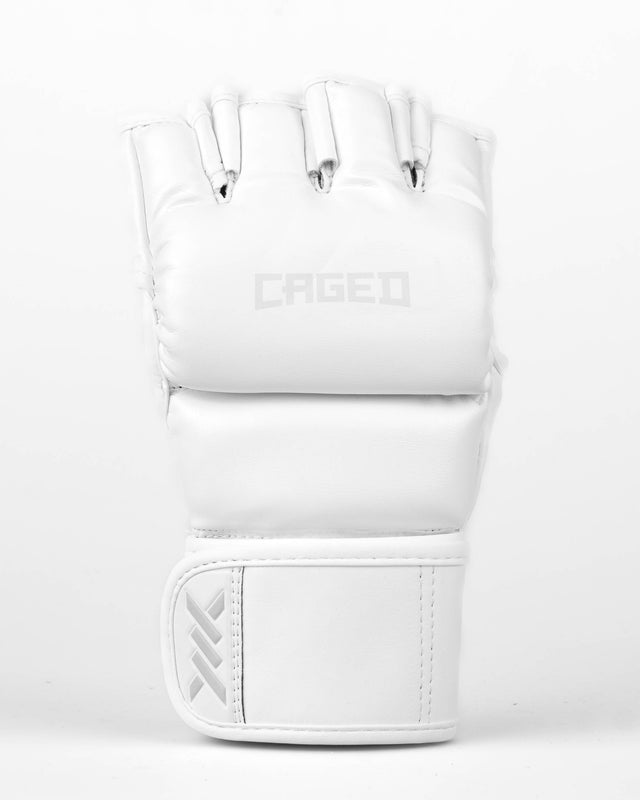 Guanti MMA Caged Shadow – Bianco/Bianco
