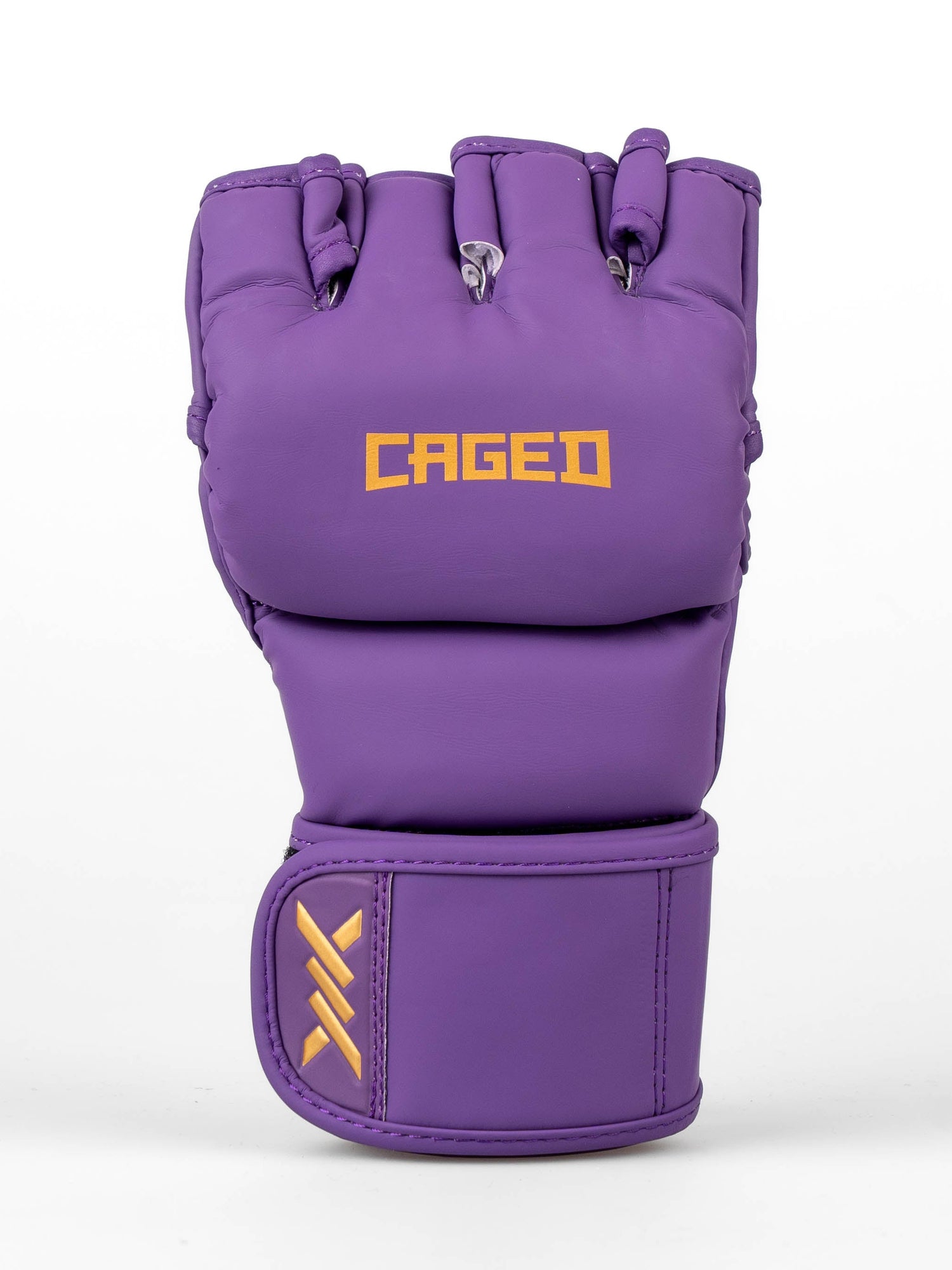 Caged MMA-handskar Shadow – Lila/Guld