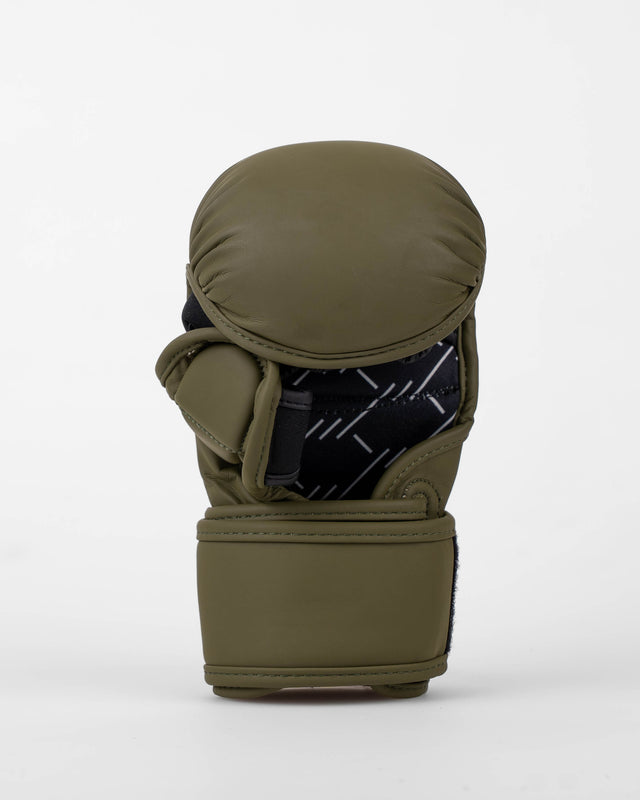 Luvas de sparring MMA Caged Shadow – Caqui/Ouro