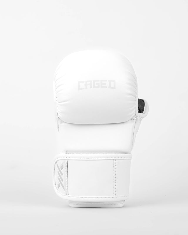 Caged MMA sparringhandskar Shadow – Vit/Vit