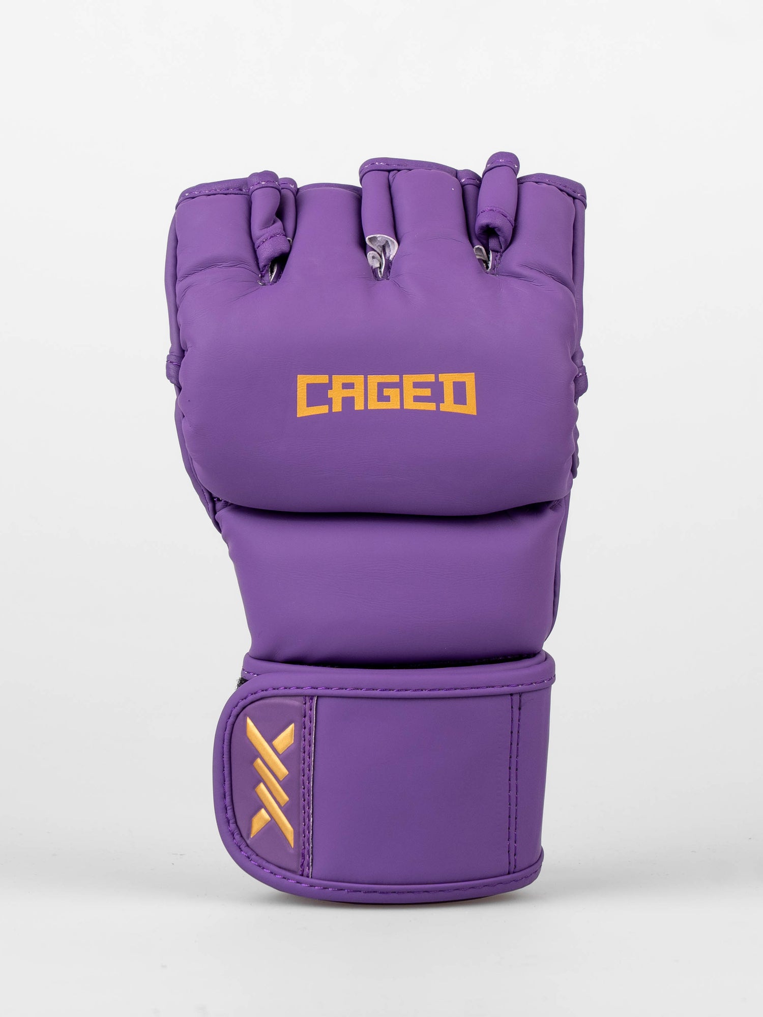 Caged MMA-handskar Shadow – Lila/Guld