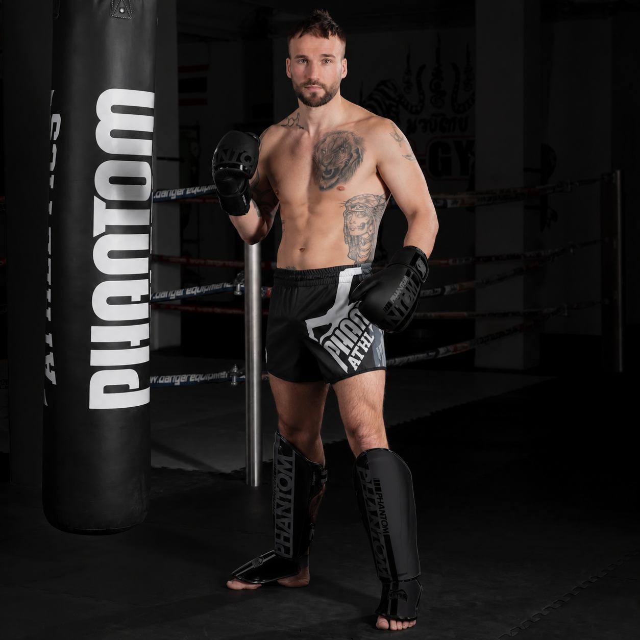 Protège-tibias Phantom Athletics APEX Striking – Blackout