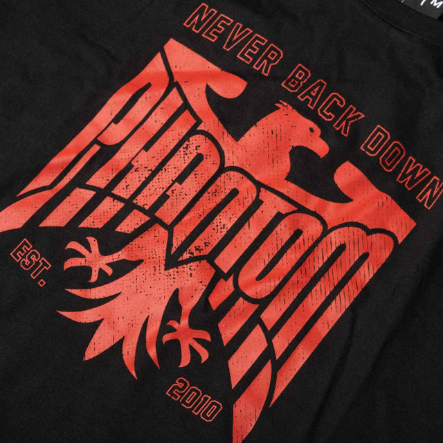 Tricou Phantom Athletics Germany Never Back Down – Negru/Roșu