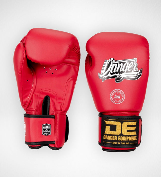 Rękawice bokserskie Danger Classic Thai – Czerwone