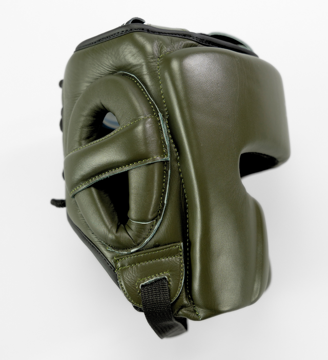 Casco de boxeo Caged 'X' Series – Caqui Verde
