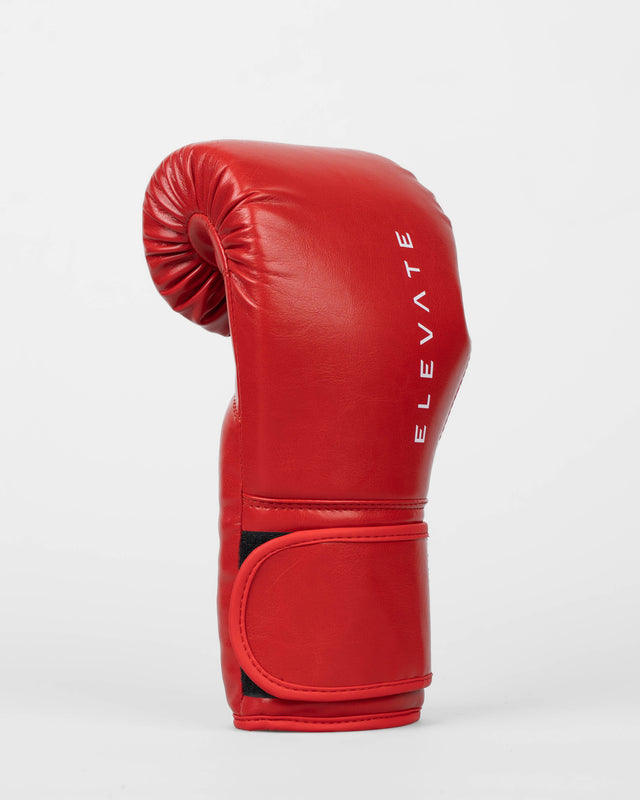 Luvas de boxe Elevate Prime – Vermelho/Branco
