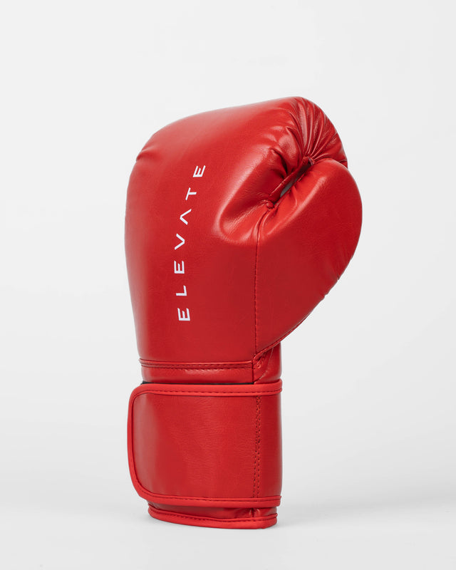 Luvas de boxe Elevate Prime – Vermelho/Branco