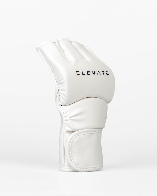 Luvas de MMA Elevate Prime – Branco/Preto