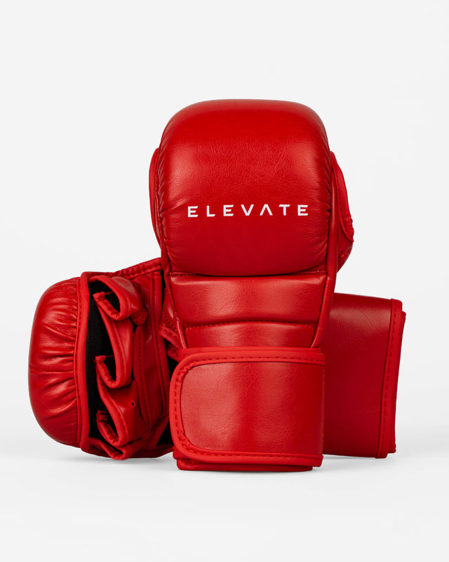 Guanti da sparring MMA Elevate Prime – Rosso/Bianco