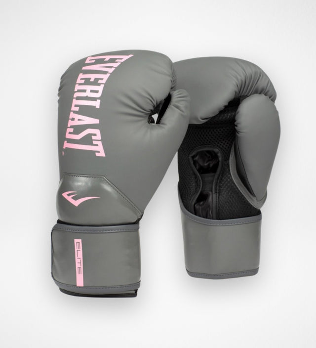 Guantoni da boxe Everlast Elite2 – Grigio/Rosa