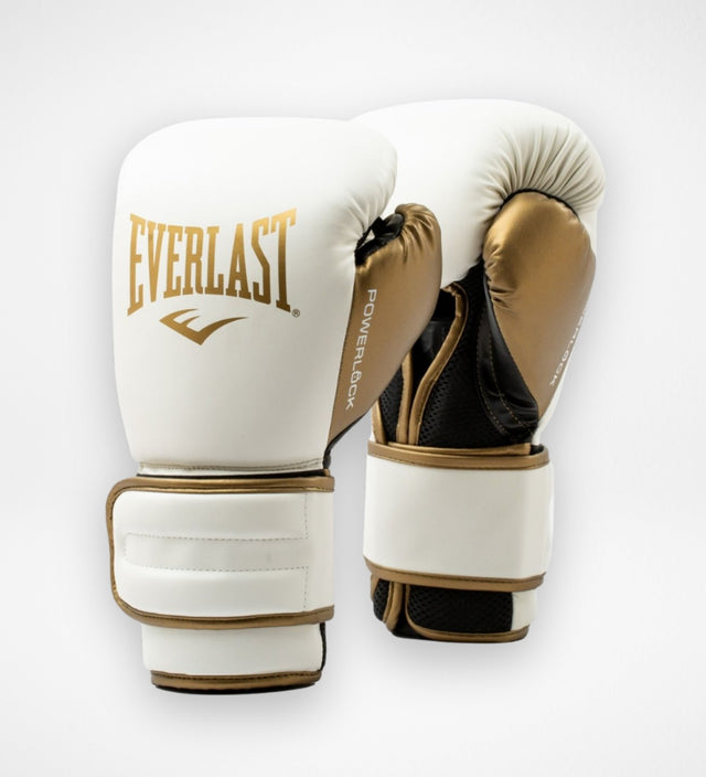 Everlast Boxningshandskar Powerlock 2R – Vit/Guld