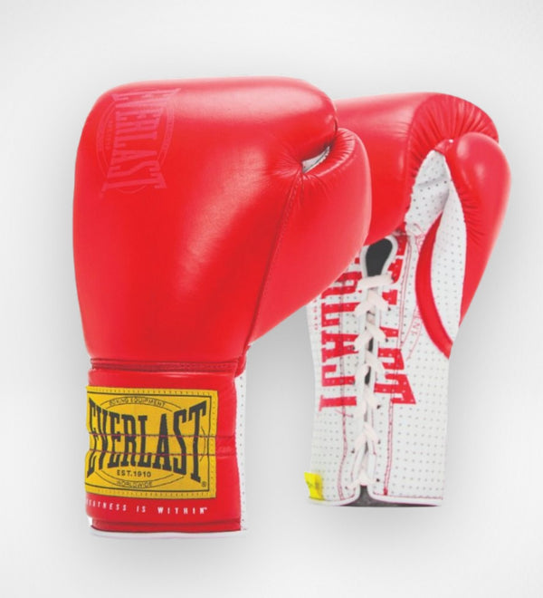 Boxerské rukavice Everlast 1910 Sparring Veters – Červené