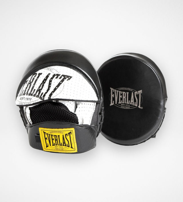 Łapy trenerskie Everlast Boks 1910 Focus – Czarne/Białe