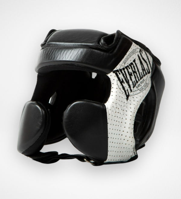 Casque de boxe Everlast 1910 – Noir/Blanc