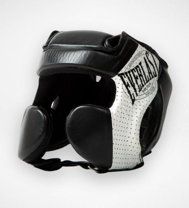 Casque de boxe Everlast 1910 – Noir/Blanc