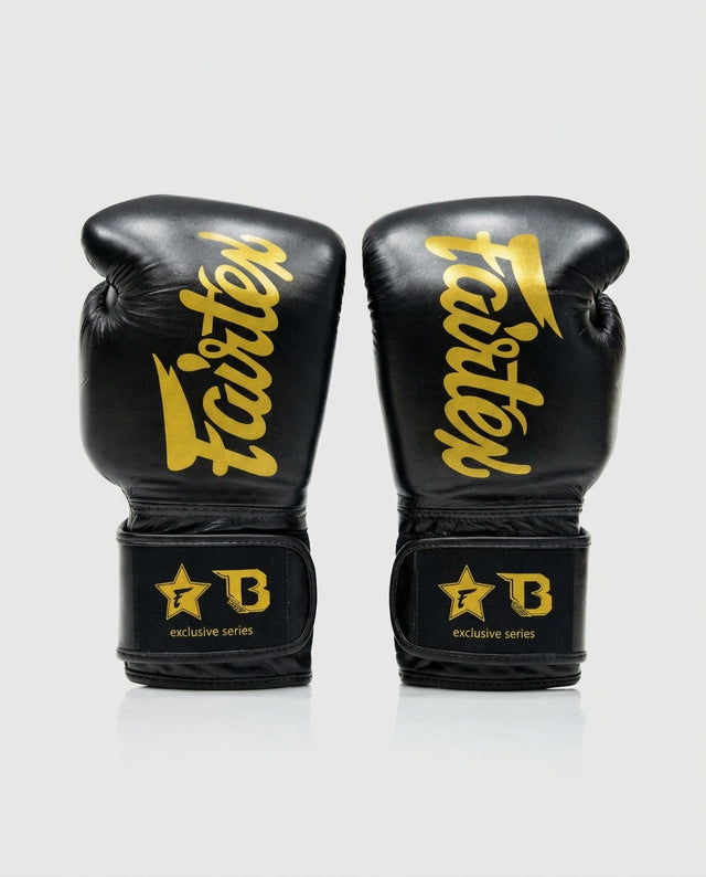 Mănuși de box Fairtex FXB V2 – Negru/Auriu