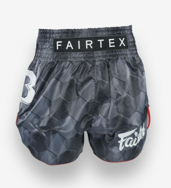 Fairtex Muay-Thai-Shorts FXB Stealth – Grau