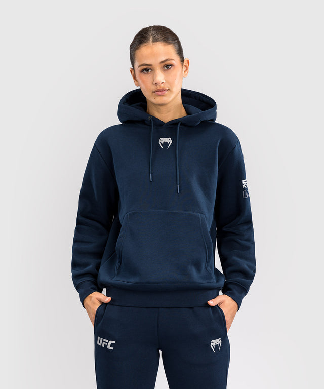 Venum UFC Hoodie für Damen Fusion Fight Week – Marineblau