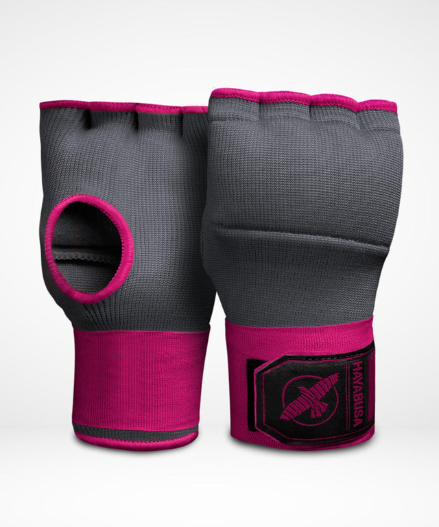 Sous-gants Hayabusa Quick Gel – Gris/Rose
