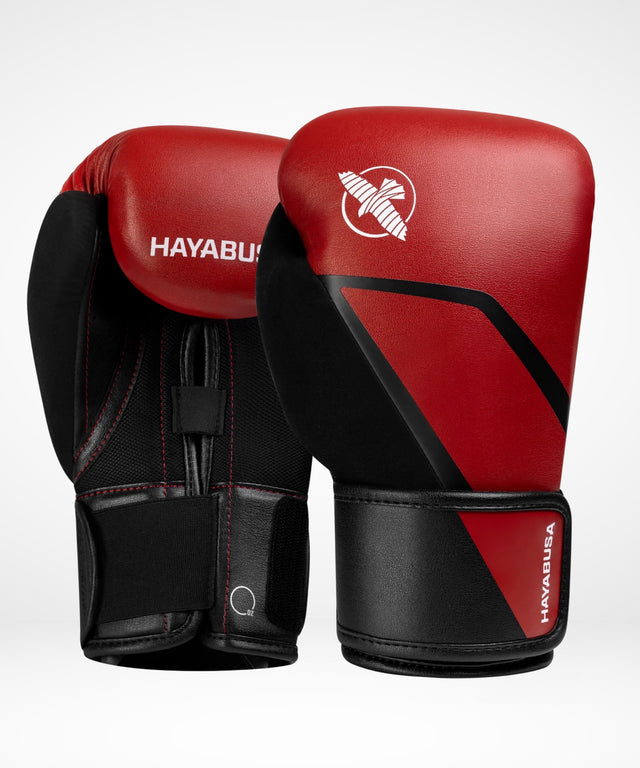 Luvas de boxe Hayabusa E1 – Vermelho/Preto
